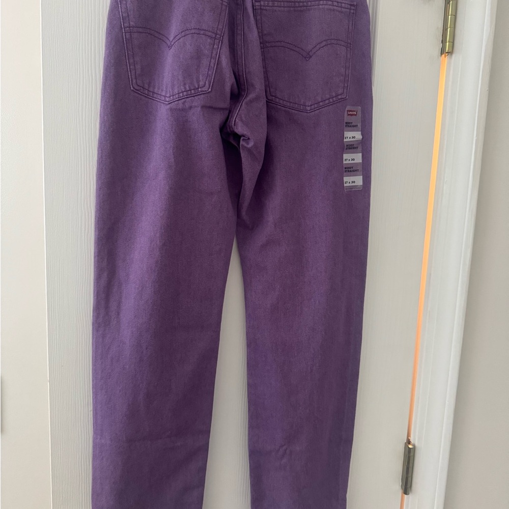 Levi’s Middy Straight Purple Jeans